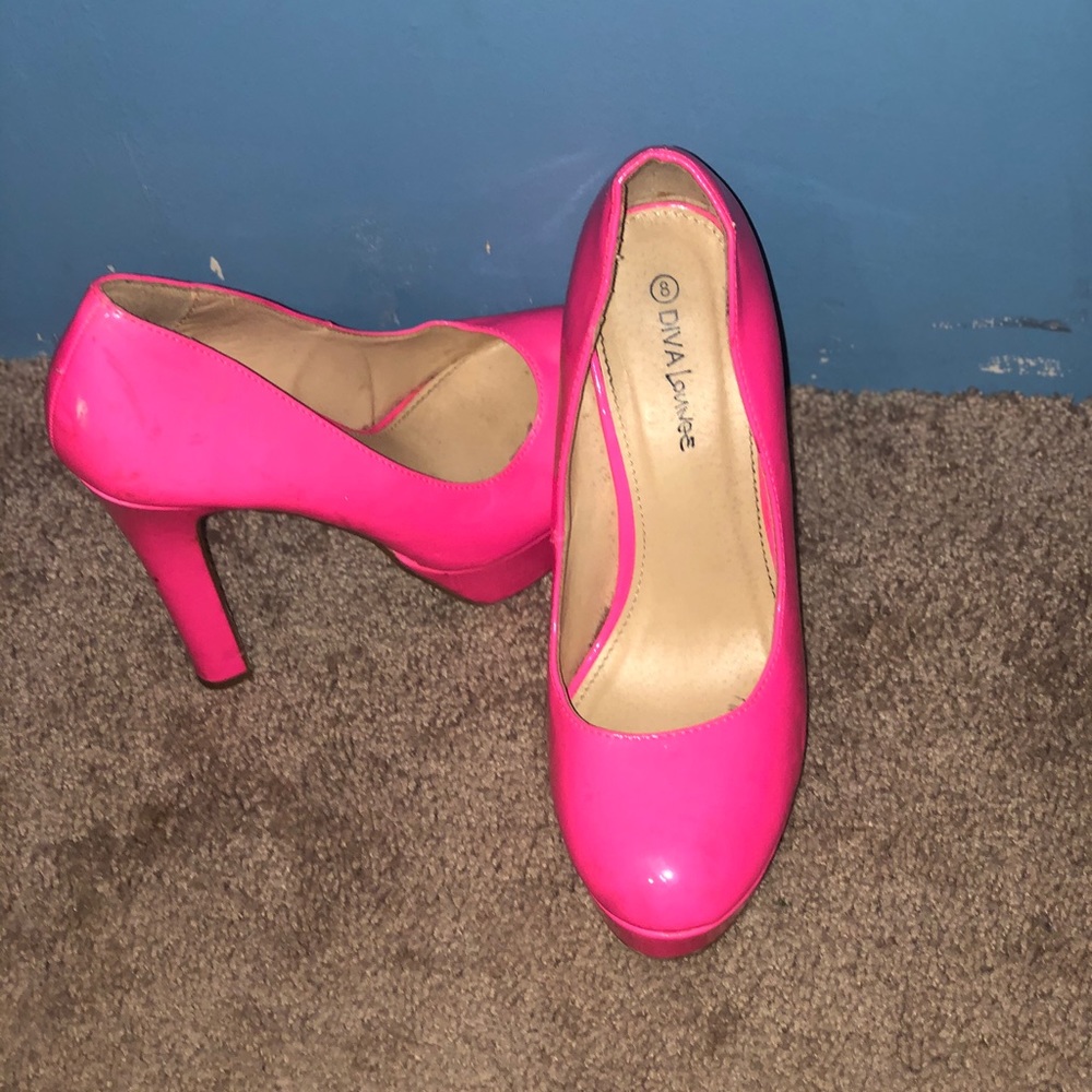 Pink heels